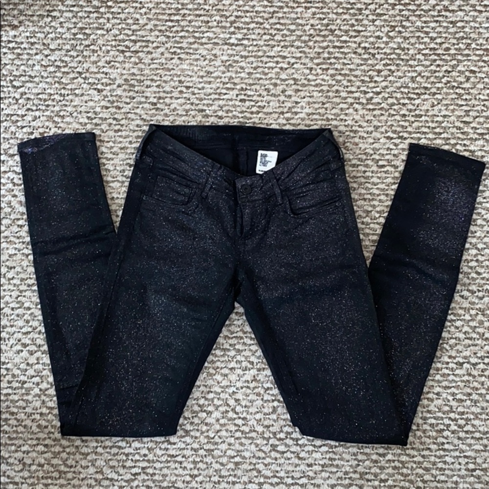 🚫SOLD🚫 H&M Black Glitter Jeans